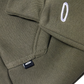 DRM olive zip-up