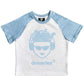 Afro man baby t blue