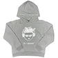 Afro man hoodie grey