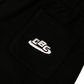 Afro man shorts black