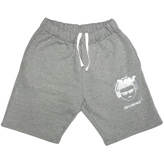 Afro man shorts grey